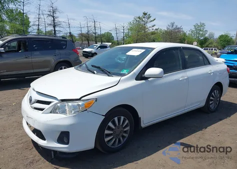 2011 Toyota Corolla Le из США, поврежденный, VIN 2T1BU4EE3BC738425